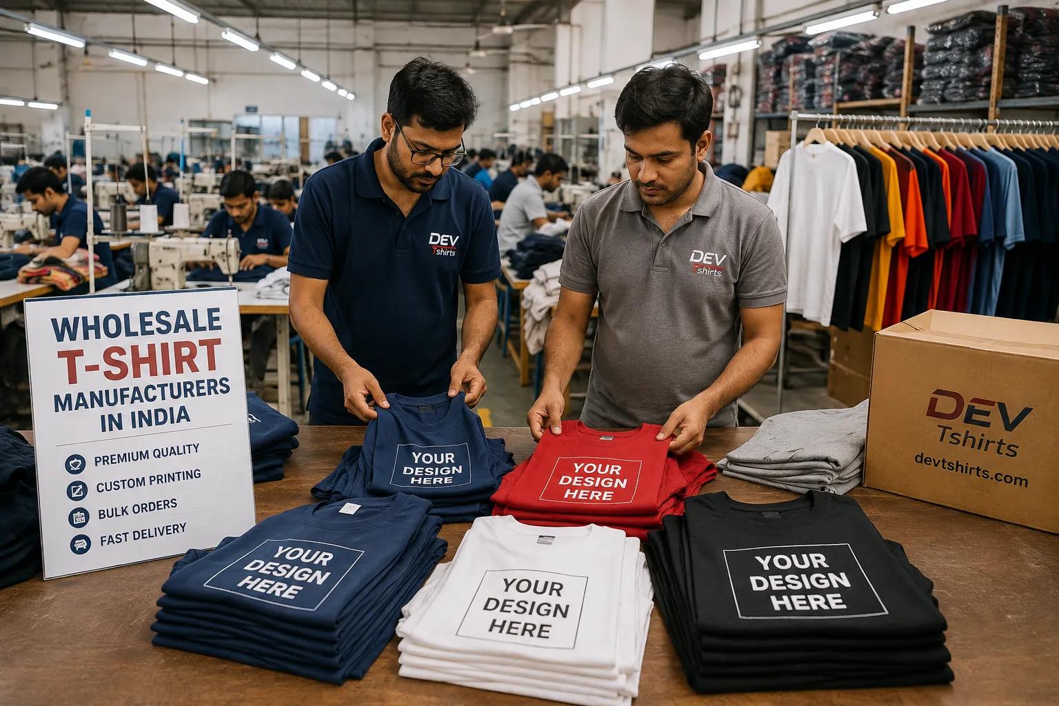 Need T-Shirts in Bulk? Find the Right Wholesale Manufacturer in India